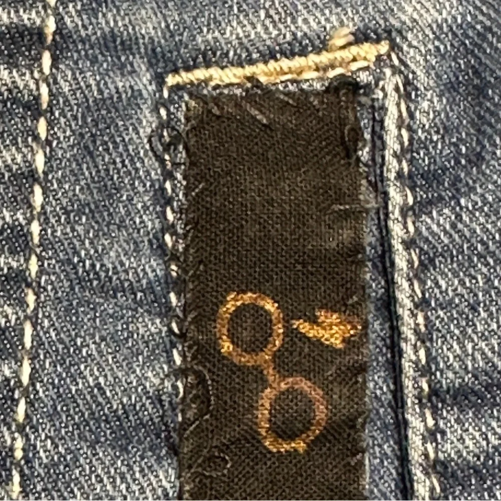 Harry Potter Fans! Harry Potter fabric on an Upcycled Justice Denim Jacket, 12